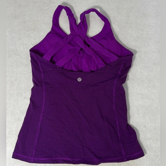 Lululemon Enhearted Tank Womens violet great condition - Picture 2 of 2